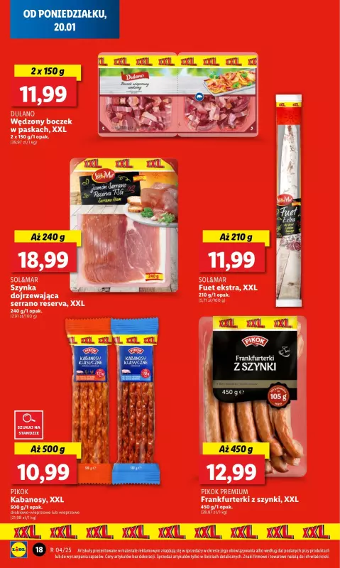 Lidl - gazetka promocyjna Oferta od poniedziałku od poniedziałku 20.01 do środy 22.01 - strona 22