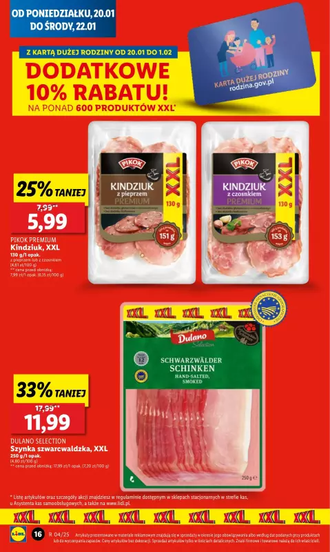 Lidl - gazetka promocyjna Oferta od poniedziałku od poniedziałku 20.01 do środy 22.01 - strona 20