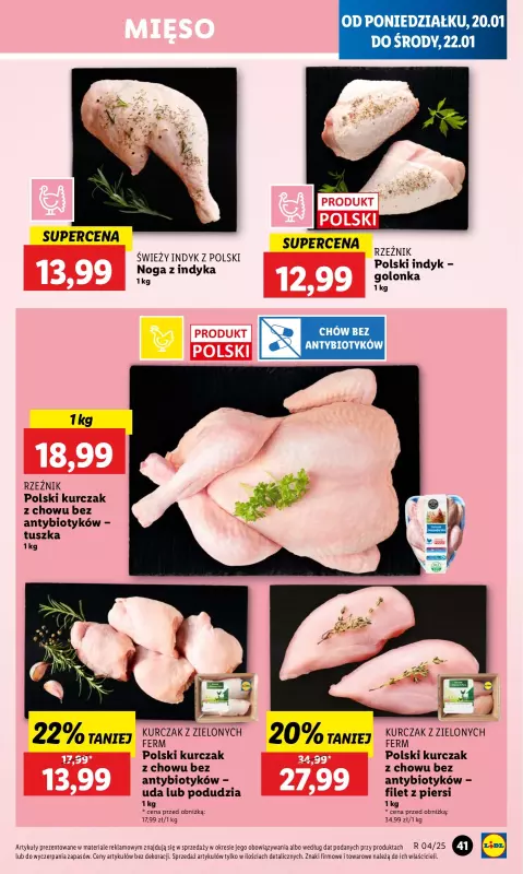 Lidl - gazetka promocyjna Oferta od poniedziałku od poniedziałku 20.01 do środy 22.01 - strona 47