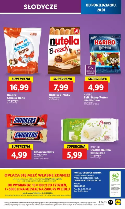 Lidl - gazetka promocyjna Oferta od poniedziałku od poniedziałku 20.01 do środy 22.01 - strona 57