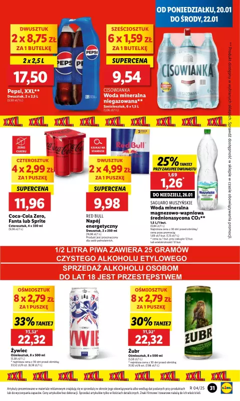 Lidl - gazetka promocyjna Oferta od poniedziałku od poniedziałku 20.01 do środy 22.01 - strona 35