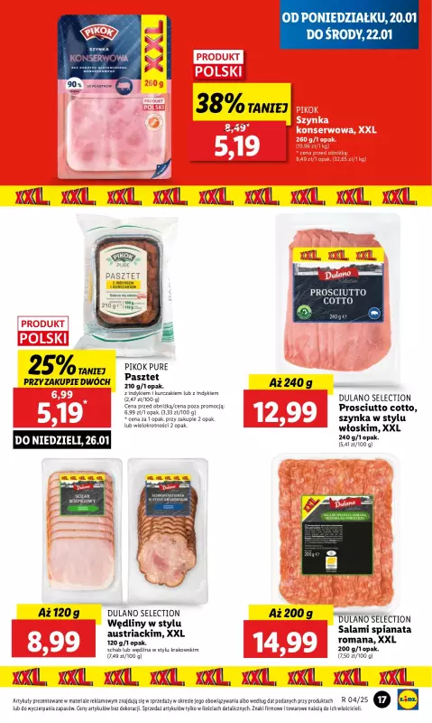 Lidl - gazetka promocyjna Oferta od poniedziałku od poniedziałku 20.01 do środy 22.01 - strona 21