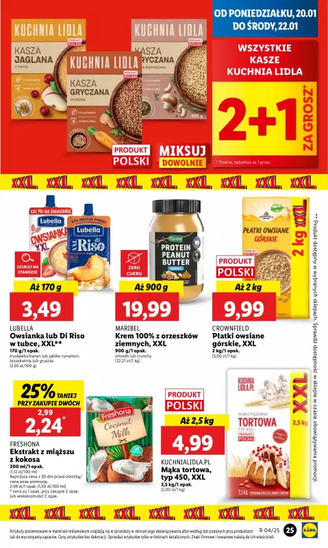 Lidl - gazetka promocyjna Oferta od poniedziałku od poniedziałku 20.01 do środy 22.01 - strona 29