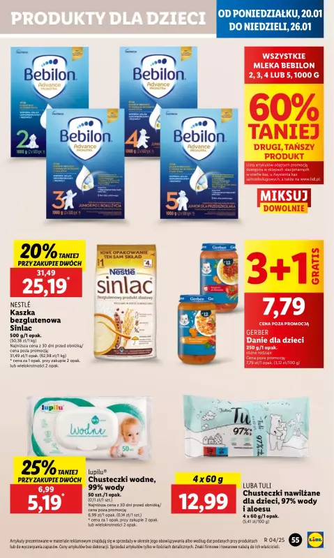 Lidl - gazetka promocyjna Oferta od poniedziałku od poniedziałku 20.01 do środy 22.01 - strona 63