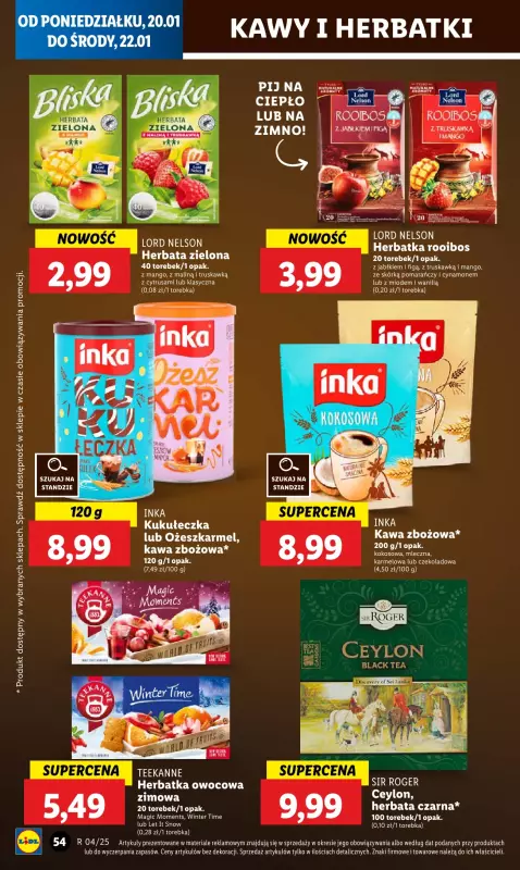 Lidl - gazetka promocyjna Oferta od poniedziałku od poniedziałku 20.01 do środy 22.01 - strona 56