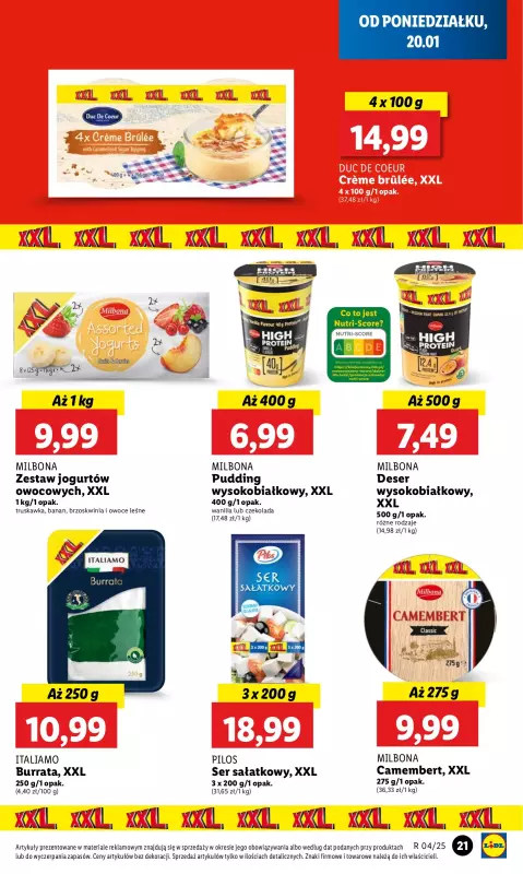 Lidl - gazetka promocyjna Oferta od poniedziałku od poniedziałku 20.01 do środy 22.01 - strona 25