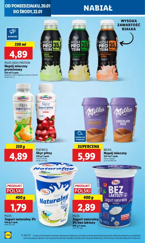 Lidl - gazetka promocyjna Oferta od poniedziałku od poniedziałku 20.01 do środy 22.01 - strona 48