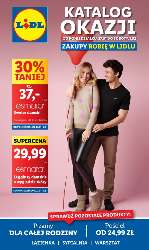 Lidl - gazetka promocyjna Katalog od poniedziałku 27.01 do soboty 01.02