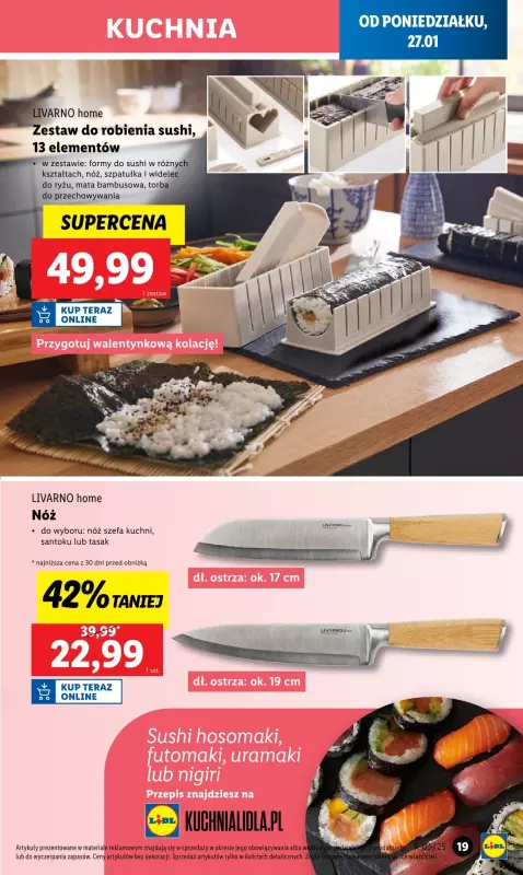 Lidl - gazetka promocyjna Katalog od poniedziałku 27.01 do soboty 01.02 - strona 19