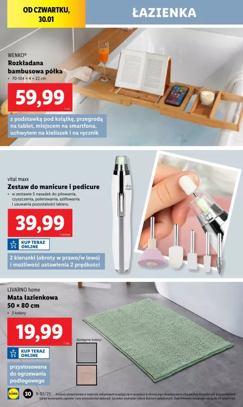 Lidl - gazetka promocyjna Katalog od poniedziałku 27.01 do soboty 01.02 - strona 32