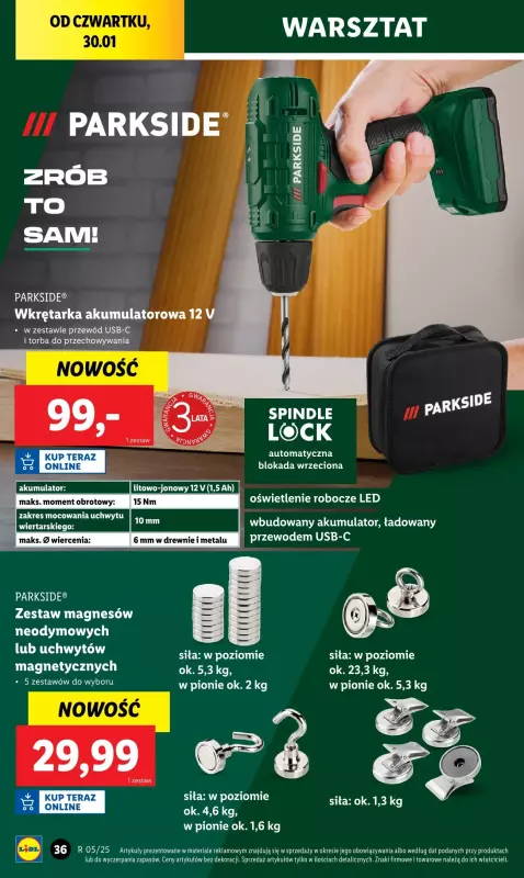 Lidl - gazetka promocyjna Katalog od poniedziałku 27.01 do soboty 01.02 - strona 40