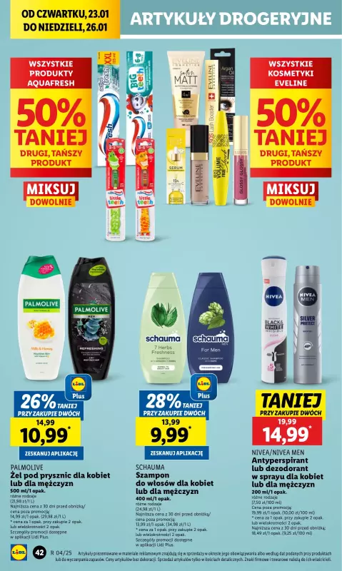 Lidl - gazetka promocyjna Oferta od czwartku od czwartku 23.01 do niedzieli 26.01 - strona 44