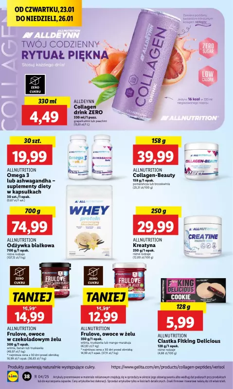 Lidl - gazetka promocyjna Oferta od czwartku od czwartku 23.01 do niedzieli 26.01 - strona 40