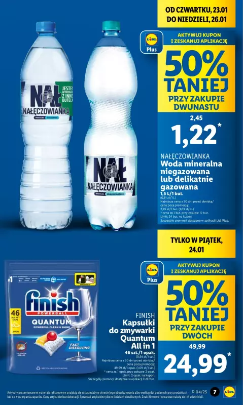 Lidl - gazetka promocyjna Oferta od czwartku od czwartku 23.01 do niedzieli 26.01 - strona 7