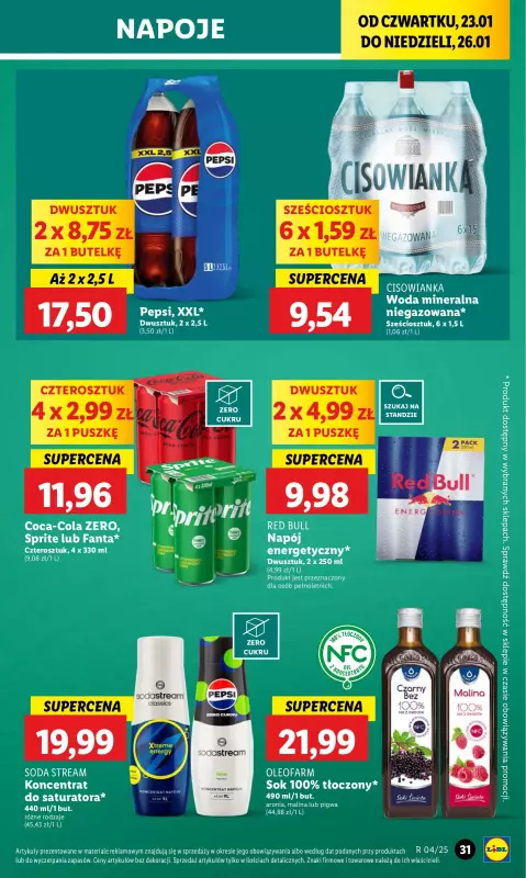 Lidl - gazetka promocyjna Oferta od czwartku od czwartku 23.01 do niedzieli 26.01 - strona 33