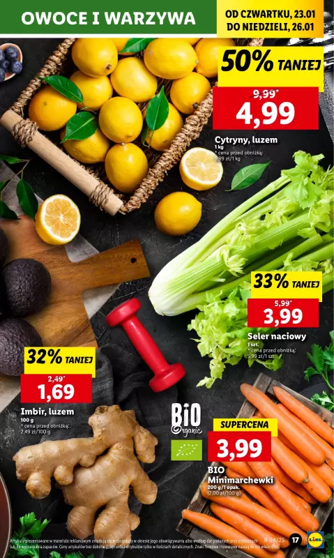 Lidl - gazetka promocyjna Oferta od czwartku od czwartku 23.01 do niedzieli 26.01 - strona 17