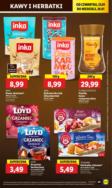 Lidl - gazetka promocyjna Oferta od czwartku od czwartku 23.01 do niedzieli 26.01 - strona 31