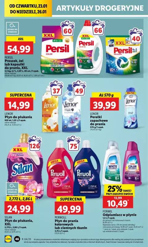 Lidl - gazetka promocyjna Oferta od czwartku od czwartku 23.01 do niedzieli 26.01 - strona 48