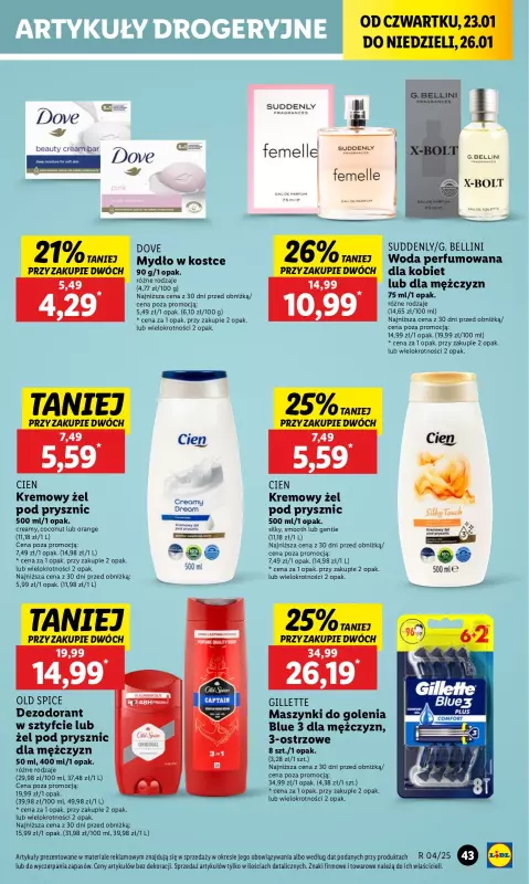 Lidl - gazetka promocyjna Oferta od czwartku od czwartku 23.01 do niedzieli 26.01 - strona 45