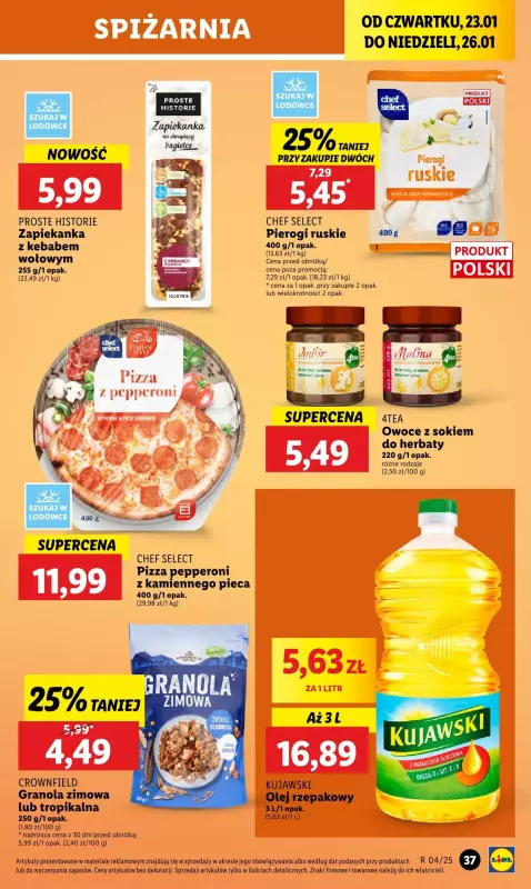 Lidl - gazetka promocyjna Oferta od czwartku od czwartku 23.01 do niedzieli 26.01 - strona 43