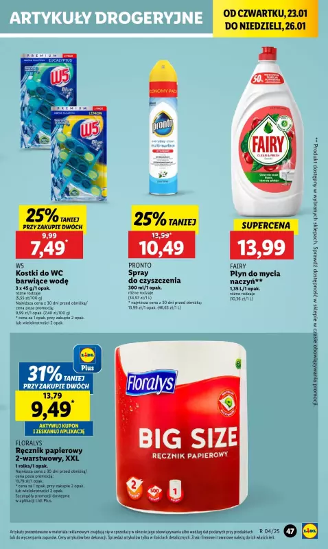 Lidl - gazetka promocyjna Oferta od czwartku od czwartku 23.01 do niedzieli 26.01 - strona 53