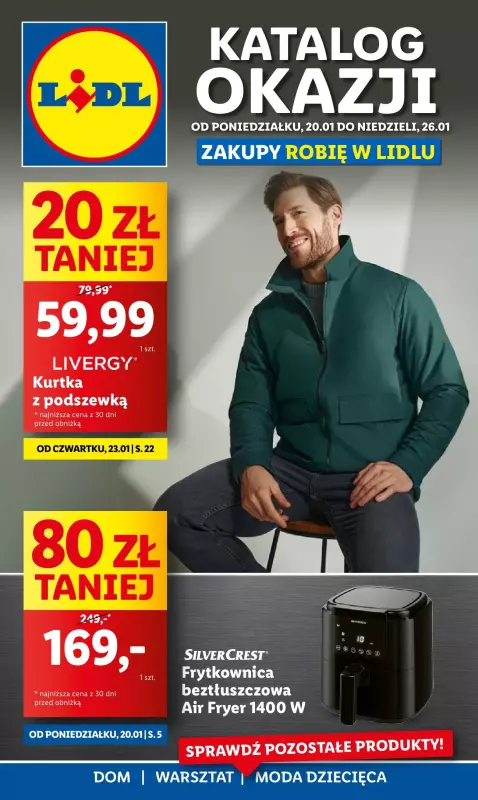 Lidl - gazetka promocyjna Katalog od poniedziałku 20.01 do niedzieli 26.01