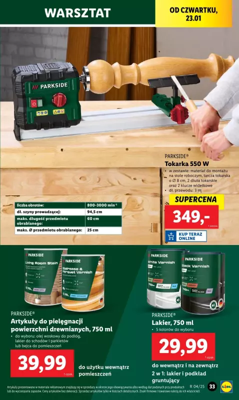 Lidl - gazetka promocyjna Katalog od poniedziałku 20.01 do niedzieli 26.01 - strona 35