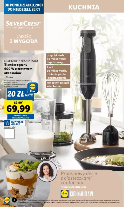 Lidl - gazetka promocyjna Katalog od poniedziałku 20.01 do niedzieli 26.01 - strona 8