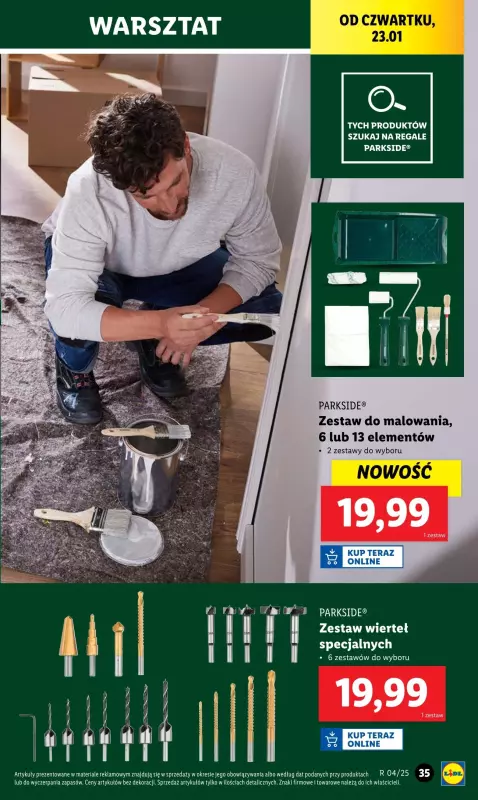 Lidl - gazetka promocyjna Katalog od poniedziałku 20.01 do niedzieli 26.01 - strona 37