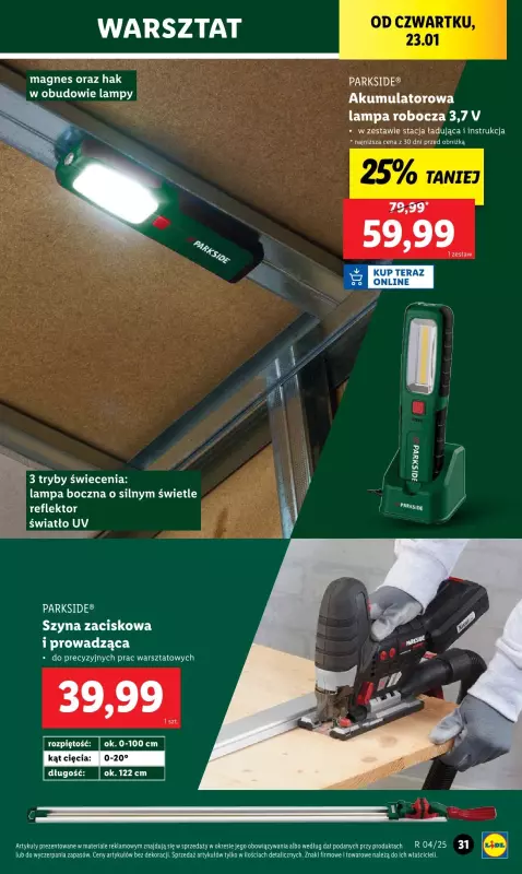 Lidl - gazetka promocyjna Katalog od poniedziałku 20.01 do niedzieli 26.01 - strona 33