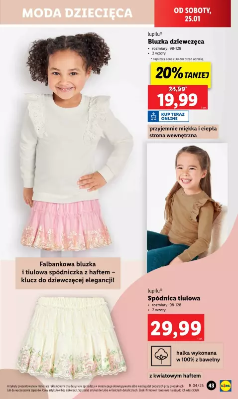 Lidl - gazetka promocyjna Katalog od poniedziałku 20.01 do niedzieli 26.01 - strona 45