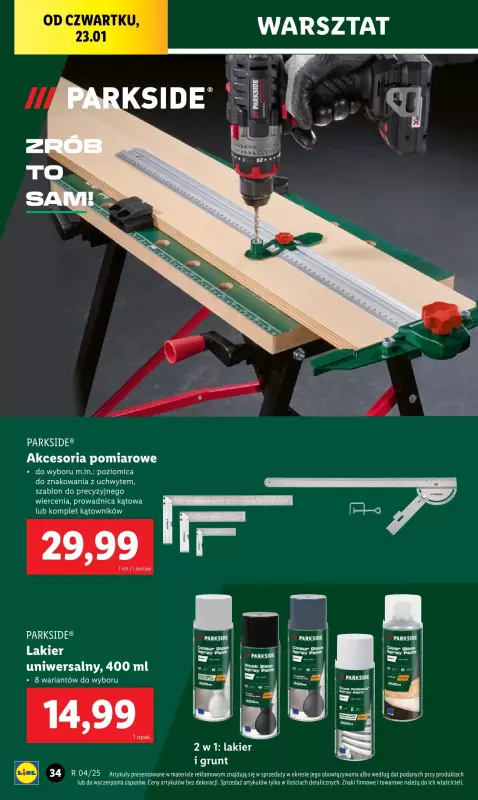 Lidl - gazetka promocyjna Katalog od poniedziałku 20.01 do niedzieli 26.01 - strona 36