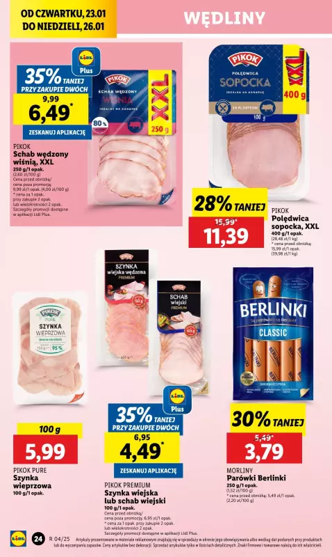 Lidl - gazetka promocyjna Oferta od czwartku od czwartku 23.01 do niedzieli 26.01 - strona 30