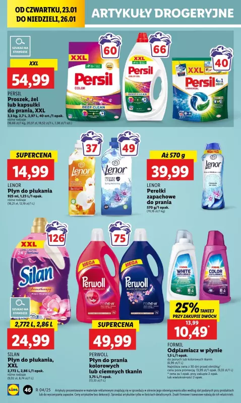 Lidl - gazetka promocyjna Oferta od czwartku od czwartku 23.01 do niedzieli 26.01 - strona 54