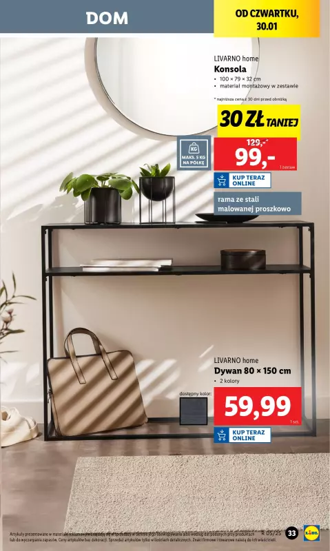 Lidl - gazetka promocyjna Katalog od poniedziałku 27.01 do soboty 01.02 - strona 35