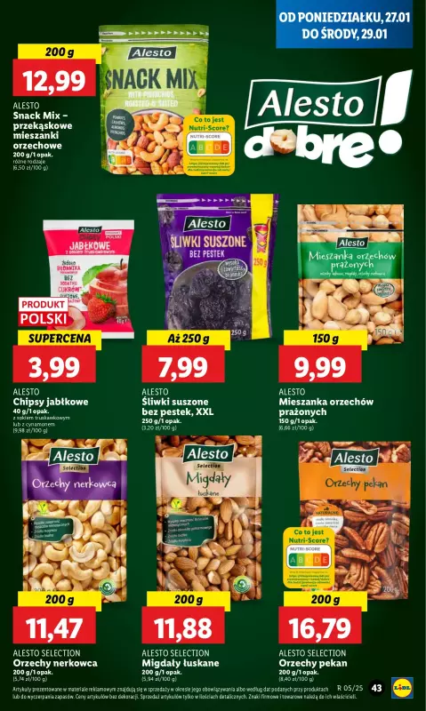 Lidl - gazetka promocyjna Oferta od poniedziałku od poniedziałku 27.01 do środy 29.01 - strona 47