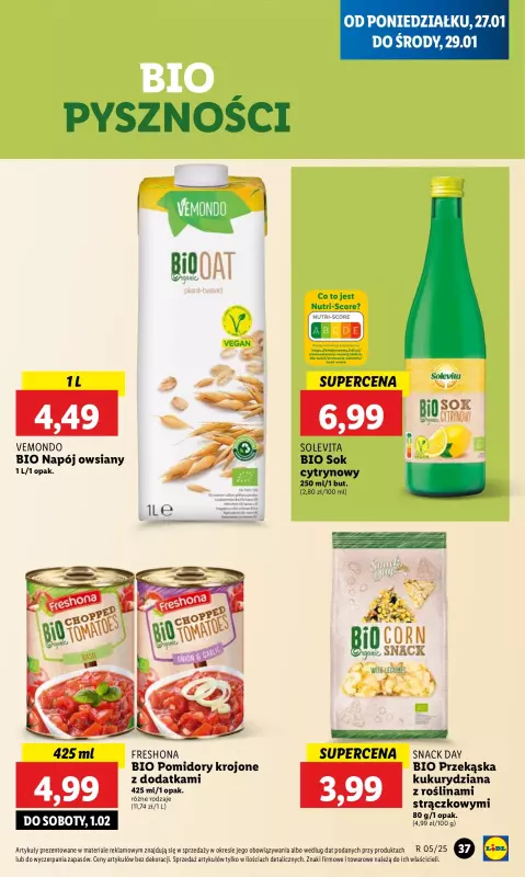 Lidl - gazetka promocyjna Oferta od poniedziałku od poniedziałku 27.01 do środy 29.01 - strona 37