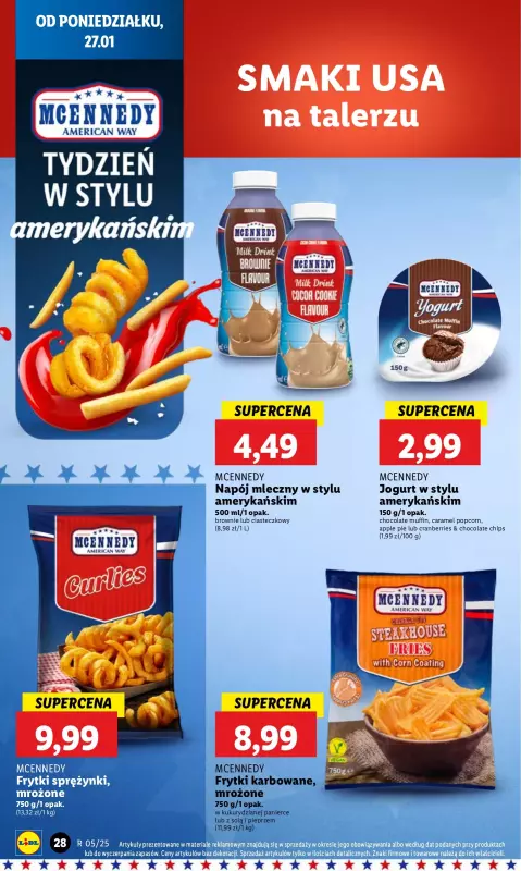 Lidl - gazetka promocyjna Oferta od poniedziałku od poniedziałku 27.01 do środy 29.01 - strona 28