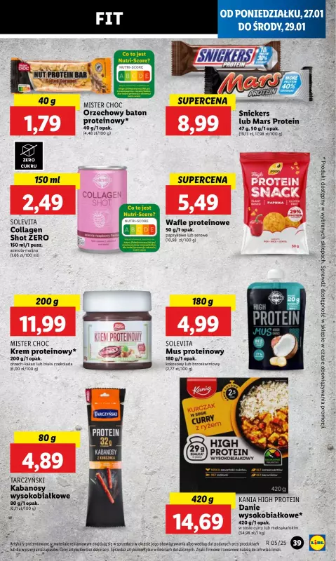 Lidl - gazetka promocyjna Oferta od poniedziałku od poniedziałku 27.01 do środy 29.01 - strona 41