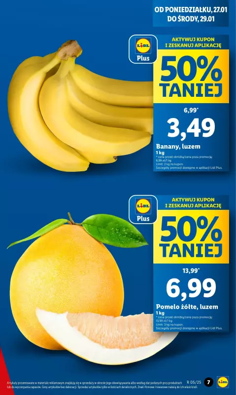 Lidl - gazetka promocyjna Oferta od poniedziałku od poniedziałku 27.01 do środy 29.01 - strona 7