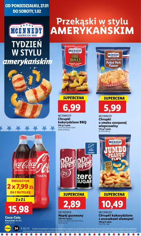 Lidl - gazetka promocyjna Oferta od poniedziałku od poniedziałku 27.01 do środy 29.01 - strona 34