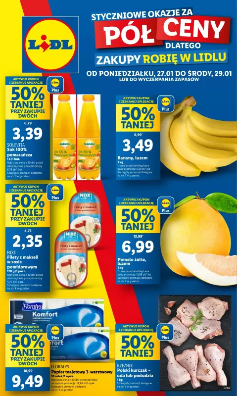 Lidl - gazetka promocyjna Oferta od poniedziałku  