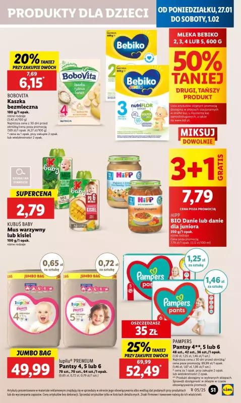 Lidl - gazetka promocyjna Oferta od poniedziałku od poniedziałku 27.01 do środy 29.01 - strona 57