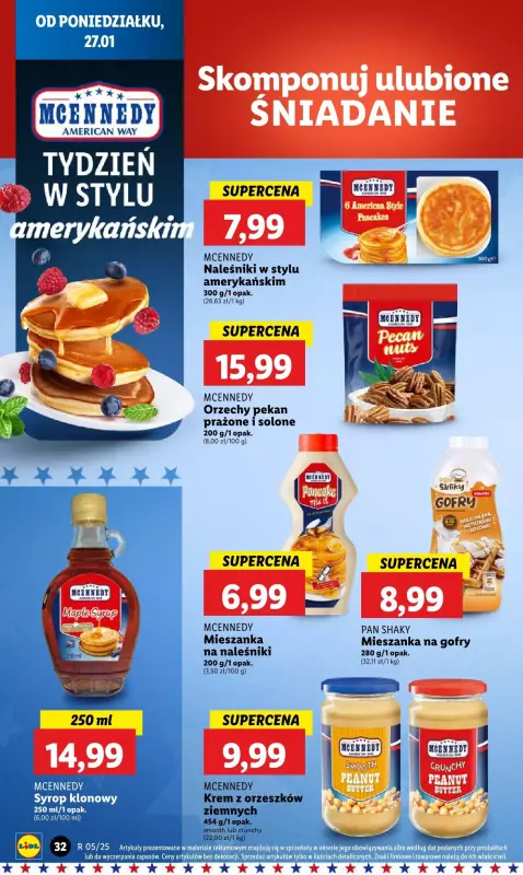 Lidl - gazetka promocyjna Oferta od poniedziałku od poniedziałku 27.01 do środy 29.01 - strona 32