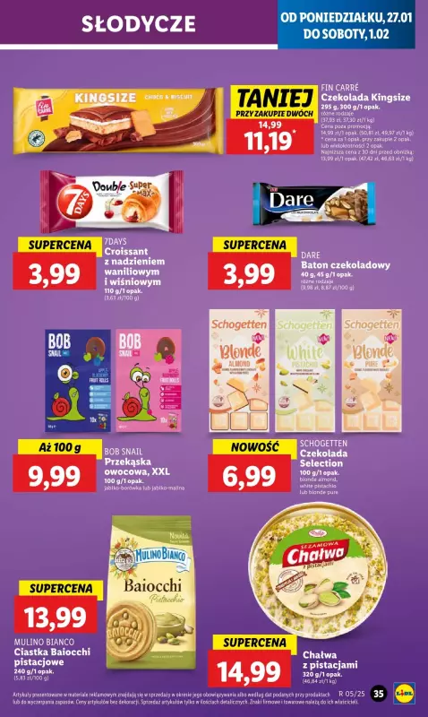 Lidl - gazetka promocyjna Oferta od poniedziałku od poniedziałku 27.01 do środy 29.01 - strona 35