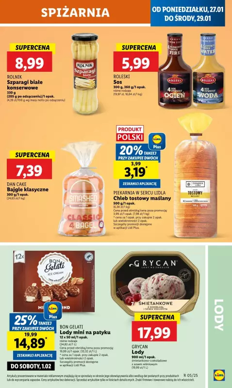 Lidl - gazetka promocyjna Oferta od poniedziałku od poniedziałku 27.01 do środy 29.01 - strona 49