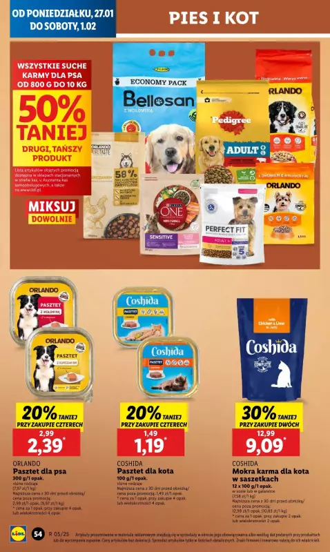 Lidl - gazetka promocyjna Oferta od poniedziałku od poniedziałku 27.01 do środy 29.01 - strona 60