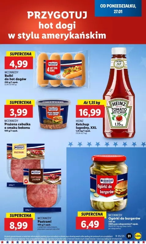 Lidl - gazetka promocyjna Oferta od poniedziałku od poniedziałku 27.01 do środy 29.01 - strona 31