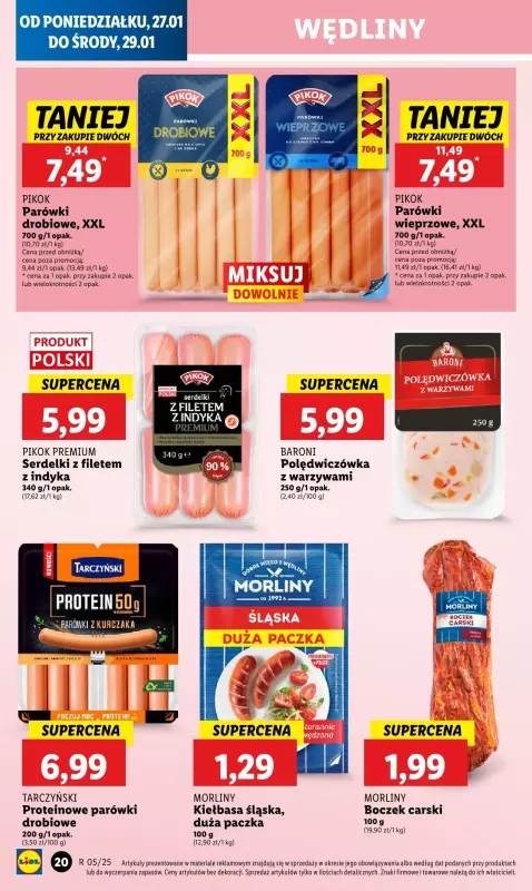 Lidl - gazetka promocyjna Oferta od poniedziałku od poniedziałku 27.01 do środy 29.01 - strona 24