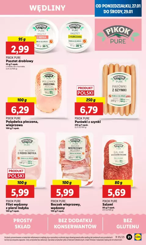 Lidl - gazetka promocyjna Oferta od poniedziałku od poniedziałku 27.01 do środy 29.01 - strona 25